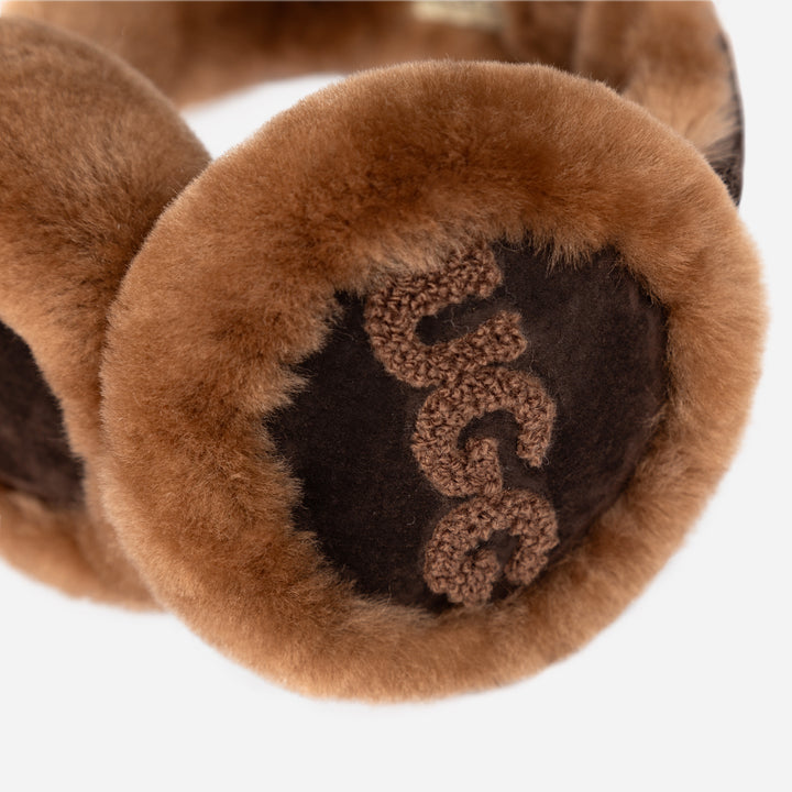 Ugg Sheepskin With Logo Earmuff