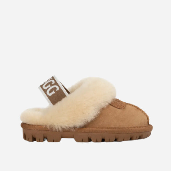 Ugg Kids Coquette Slipper (Elastic Backstrap)( Water Resistant)