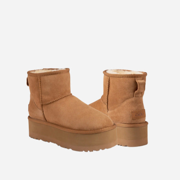 UGG CLASSIC PLATFORM MINI BOOTS (5cm)