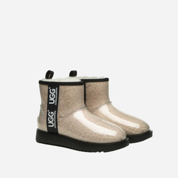 Clear Waterproof and Shearling Classic Boots