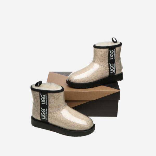 Clear Waterproof and Shearling Classic Boots