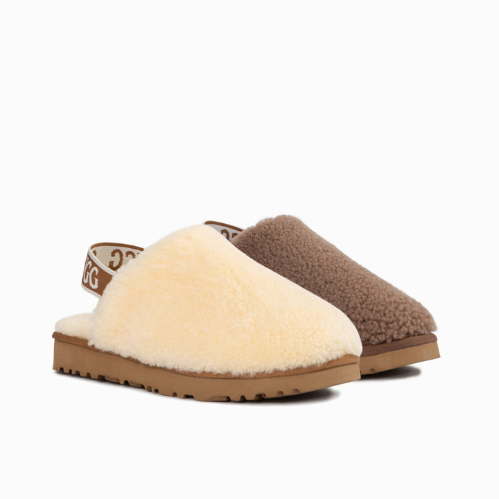 OZWEAR UGG Autumn Fluff Slide Elastic Backstrap