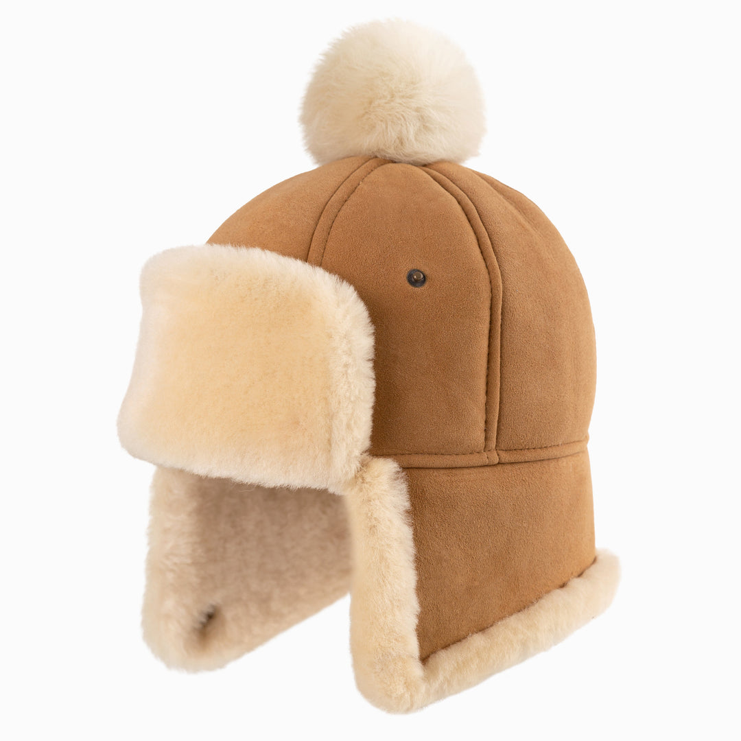 OZWEAR UGG Sheepskin Upflap Hat