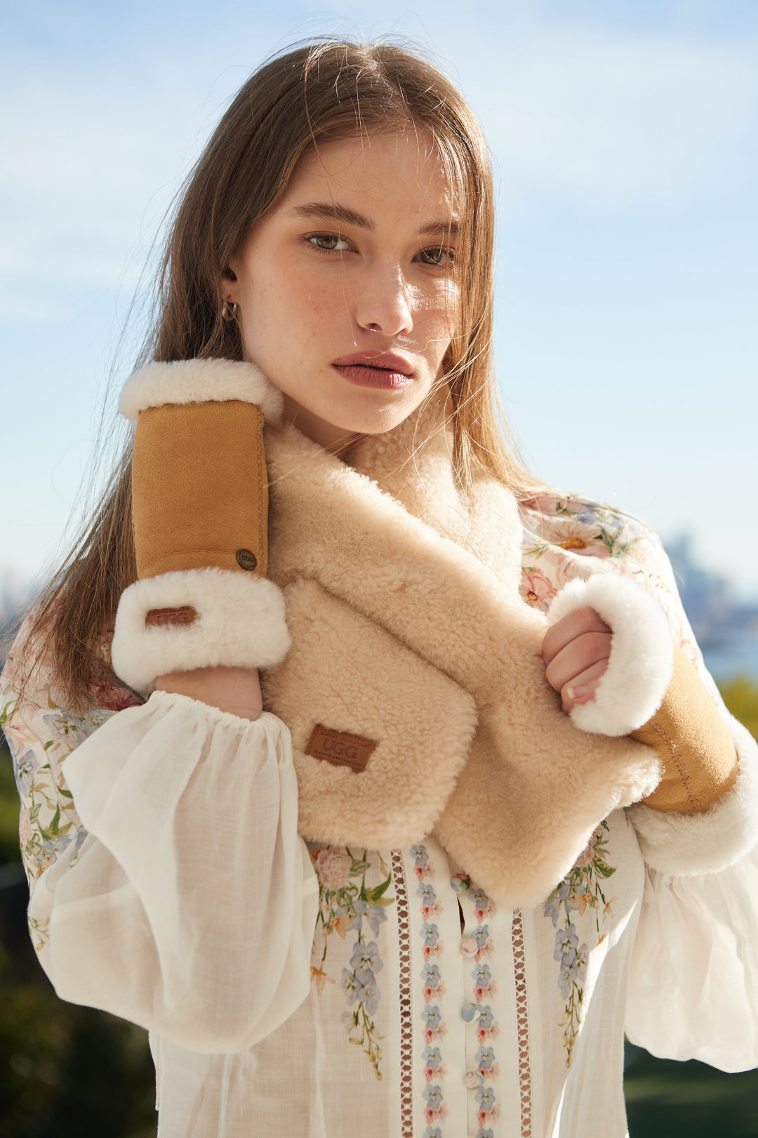 OZWEAR UGG Fingerless Mittens