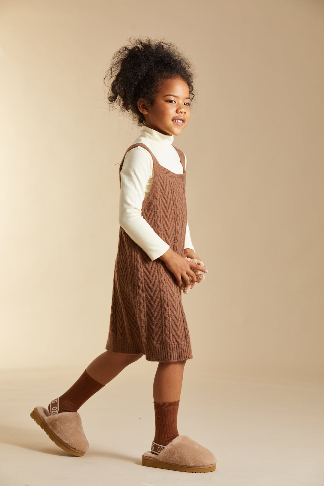 OZWEAR UGG Kids Riana Fluff Slide