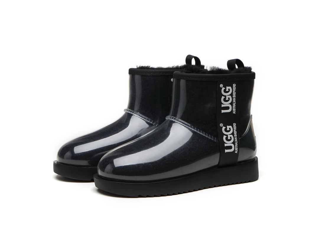 Clear Waterproof and Shearling Classic Boots