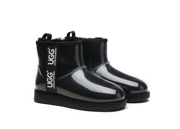 Clear Waterproof and Shearling Classic Boots