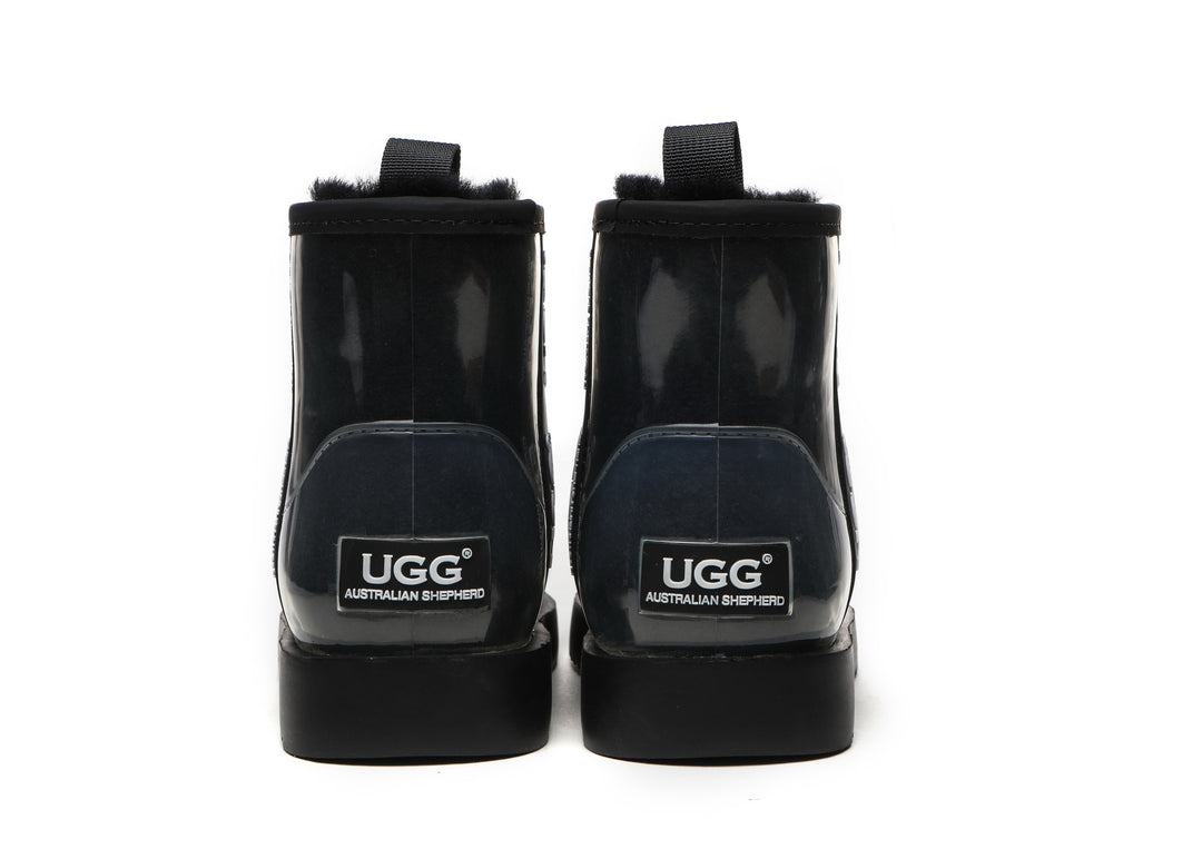 Clear Waterproof and Shearling Classic Boots