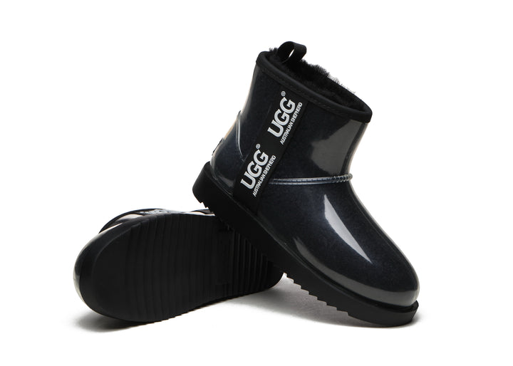 Clear Waterproof and Shearling Classic Boots