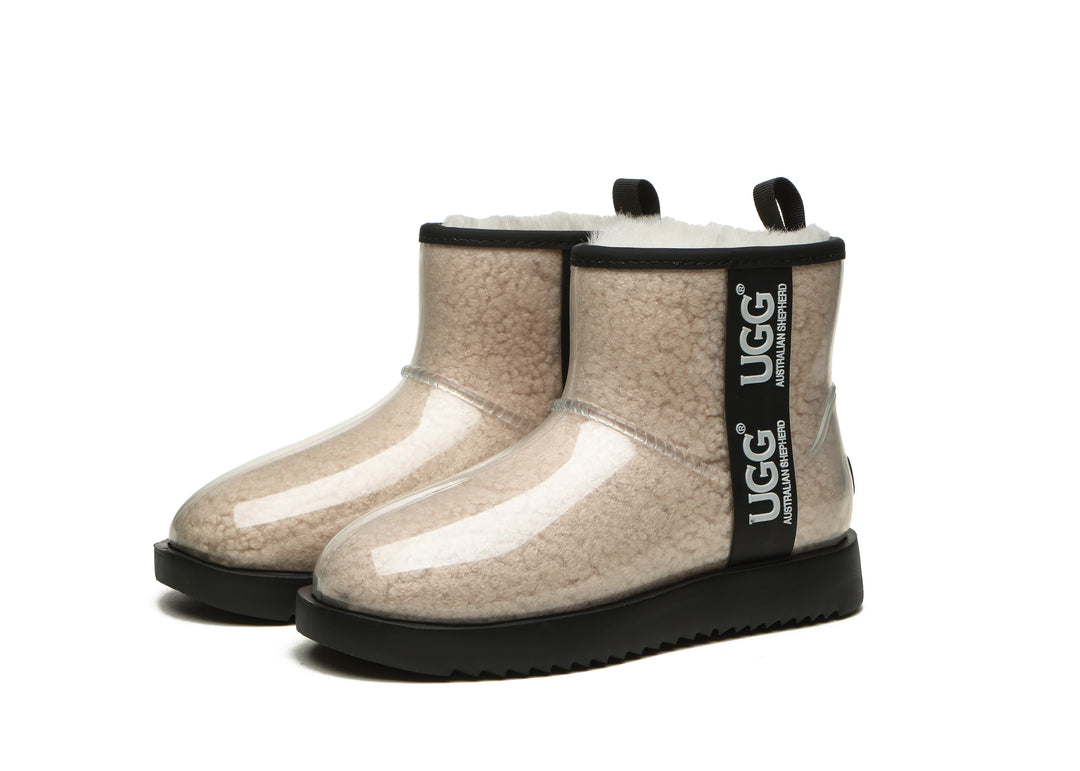 Clear Waterproof and Shearling Classic Boots
