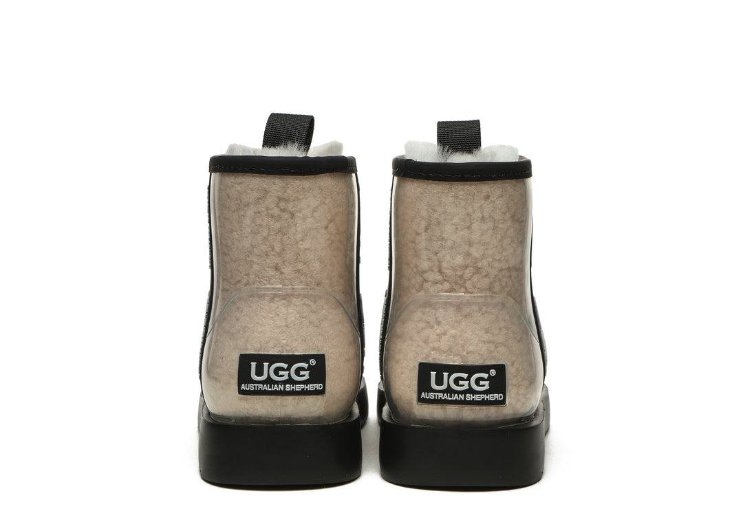 Clear Waterproof and Shearling Classic Boots
