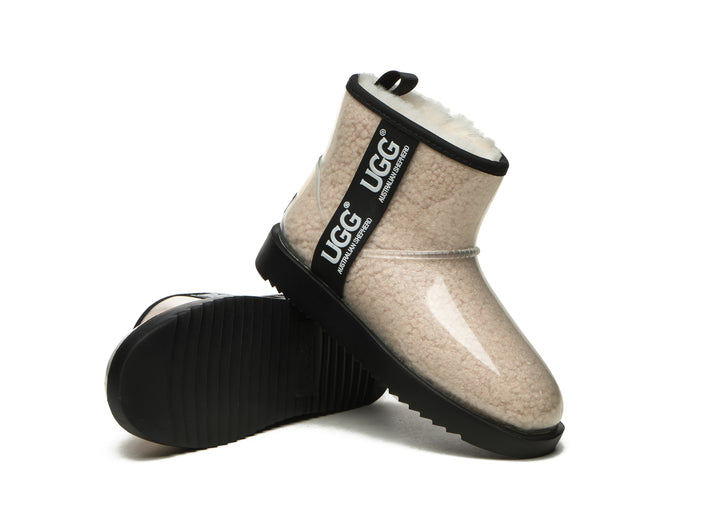 Clear Waterproof and Shearling Classic Boots