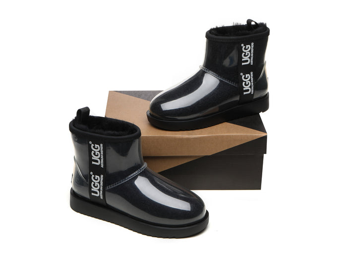 Clear Waterproof and Shearling Classic Boots