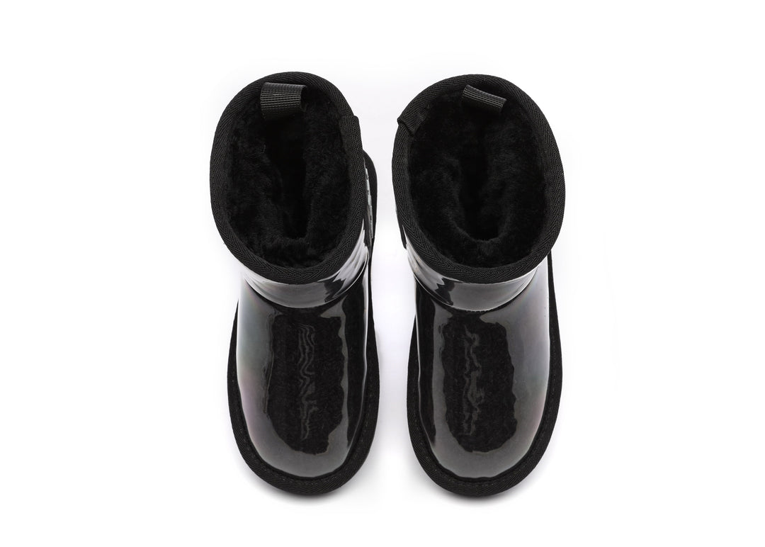 Kids Ugg Boots Clear Waterproof and Shearling Coated
