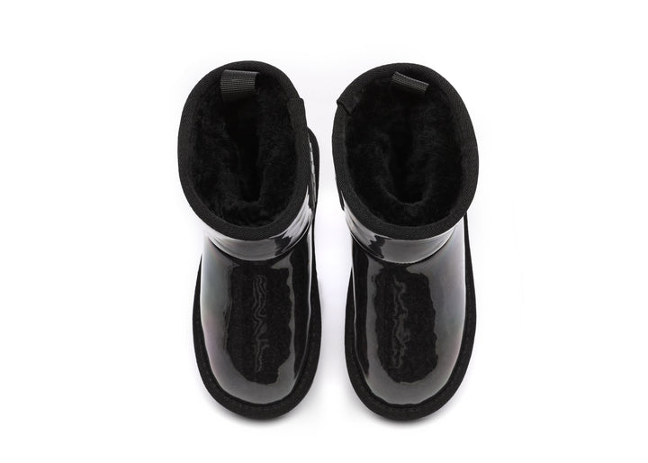 Kids Ugg Boots Clear Waterproof and Shearling Coated