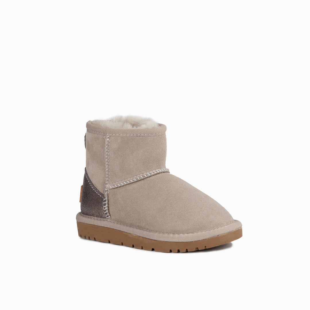 OZWEAR UGG Kids Classic Mini (Glitz) Boots (Water Resistant)
