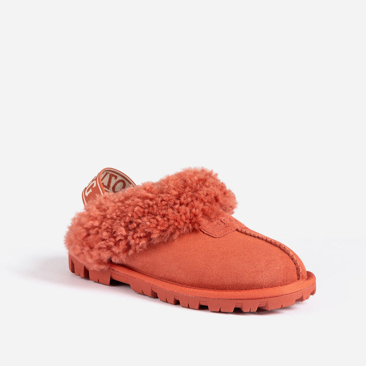 OZWEAR UGG Coquette Curly Slipper (Elastic Backstrap)