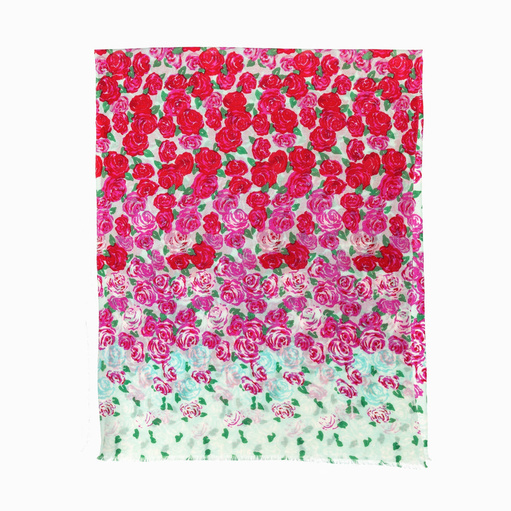 australian wool print wool scarf