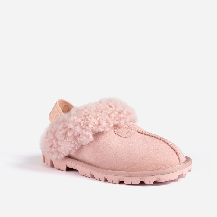 OZWEAR UGG Coquette Curly Slipper (Elastic Backstrap)