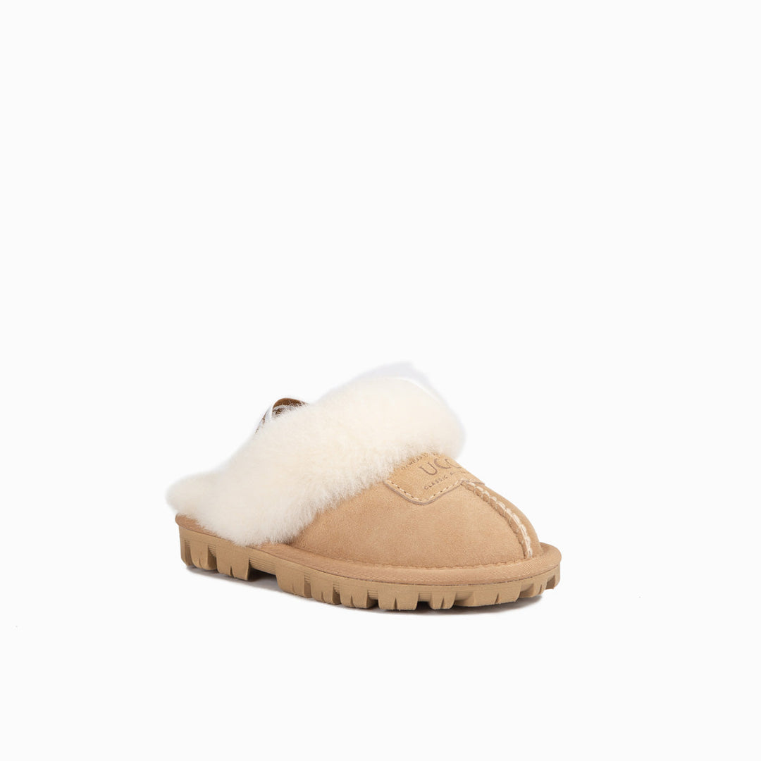 OZWEAR UGG Kids Coquette  Slipper (Elastic Backstrap)( Water Resistant)