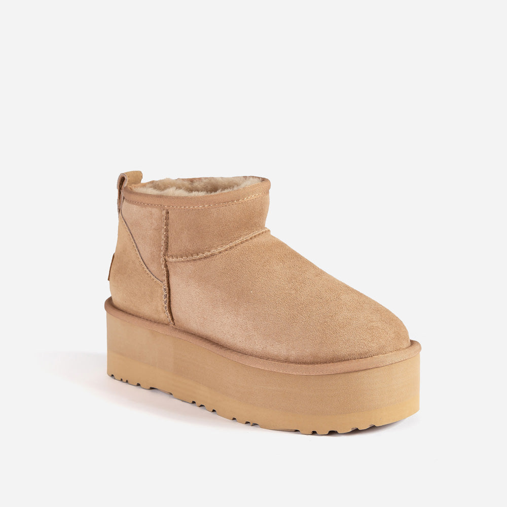 OZWEAR UGG Classic Platform Ultra Mini Boots (5cm)
