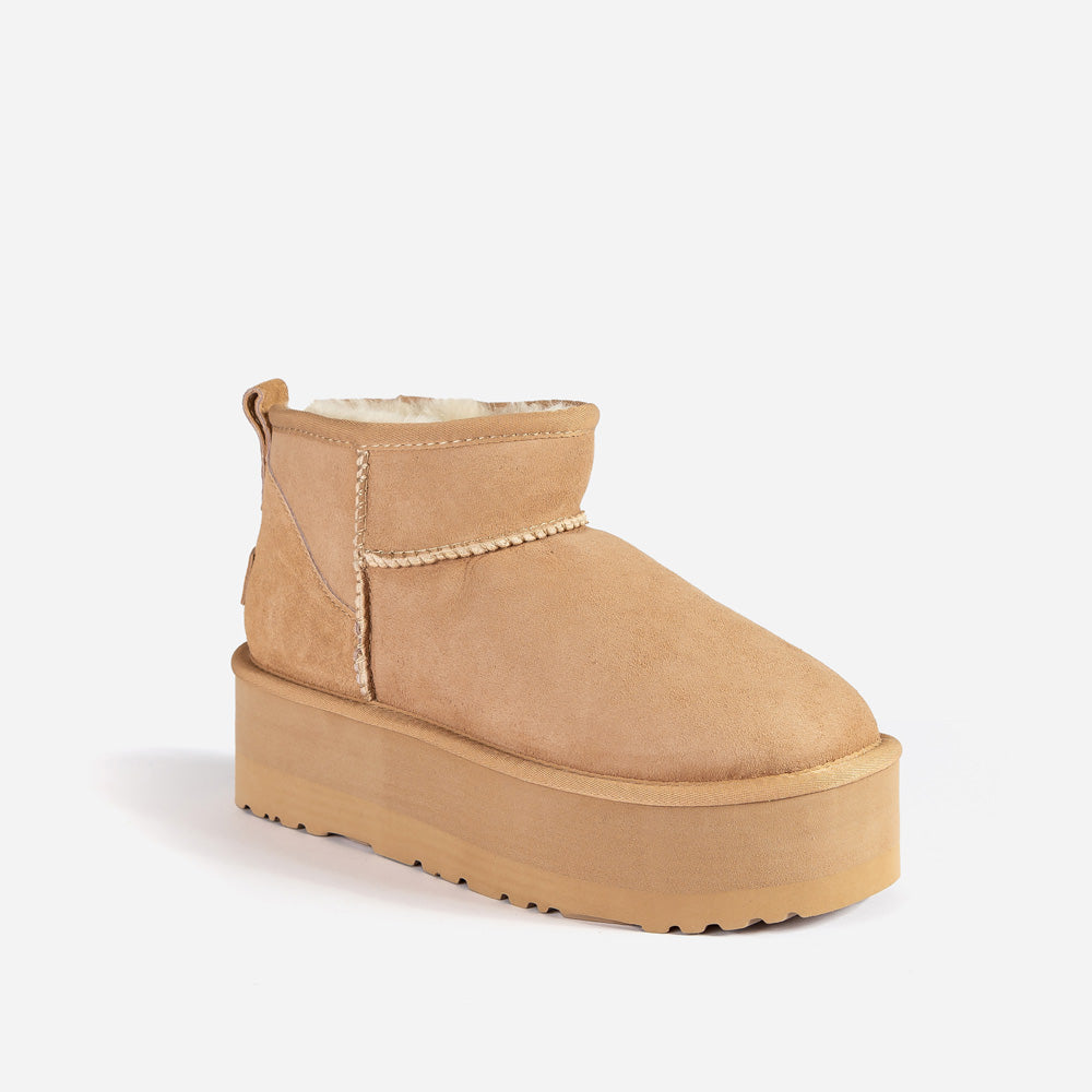 OZWEAR UGG Classic Platform Ultra Mini Boots (5cm)