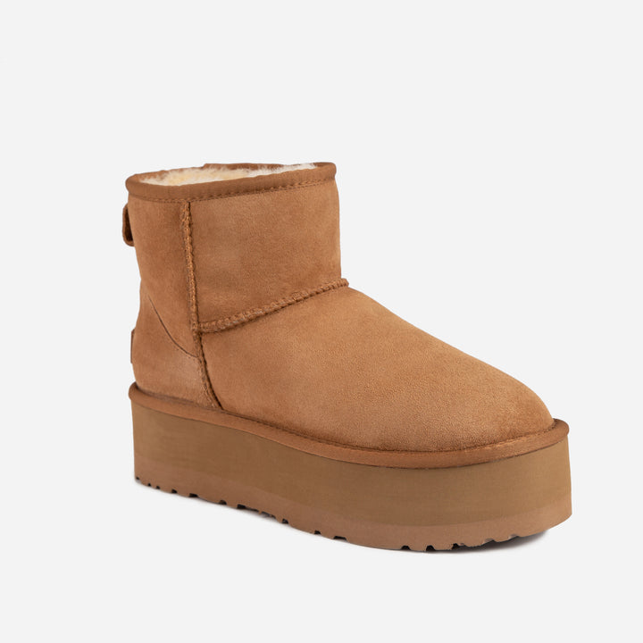 UGG CLASSIC PLATFORM MINI BOOTS (5cm)