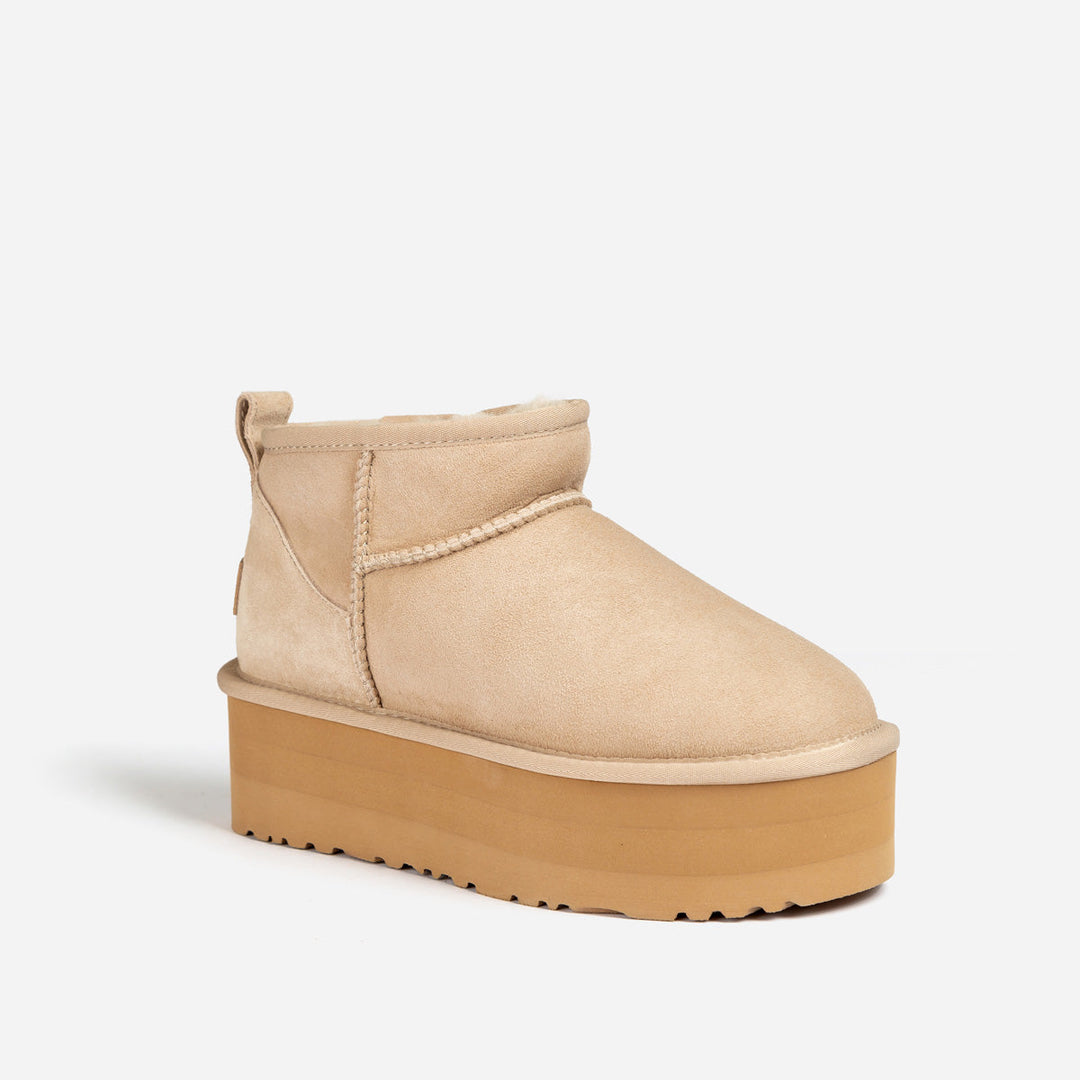 OZWEAR UGG Classic Platform Ultra Mini Boots (5cm)