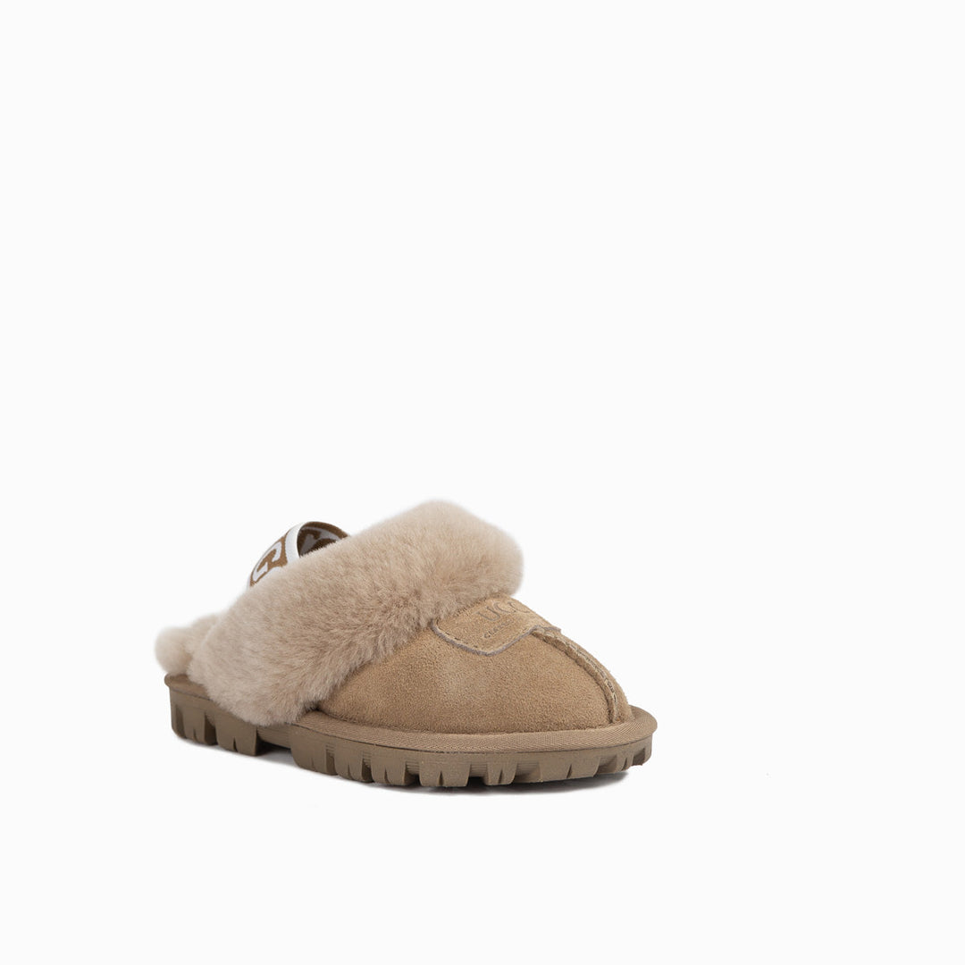 OZWEAR UGG Kids Coquette  Slipper (Elastic Backstrap)( Water Resistant)