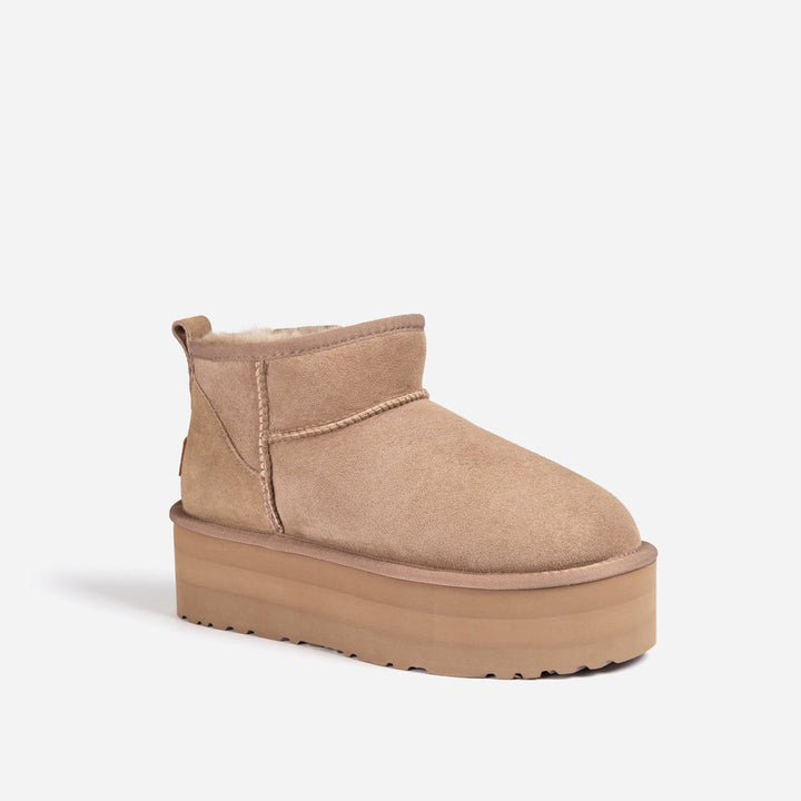OZWEAR UGG Classic Platform Ultra Mini Boots (5cm)