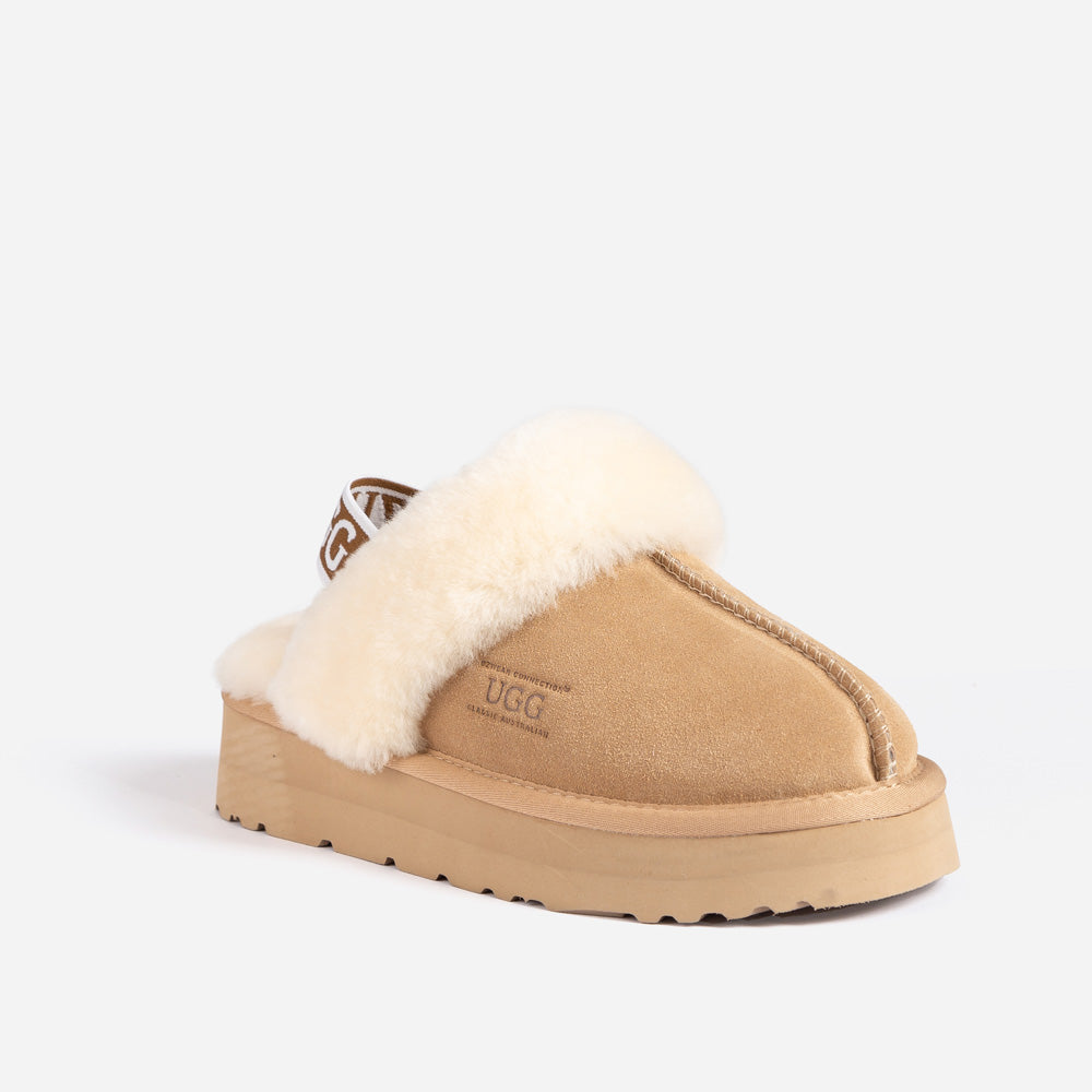 OZWEAR UGG Platform Slipper (Elastic Backstrap)