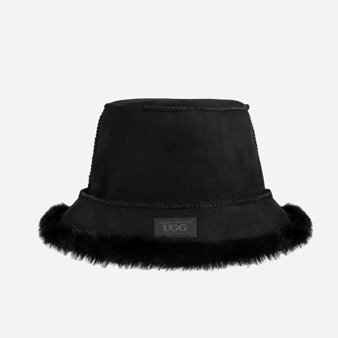 OZWEAR UGG Sheepskin Reversible Bucket Hat