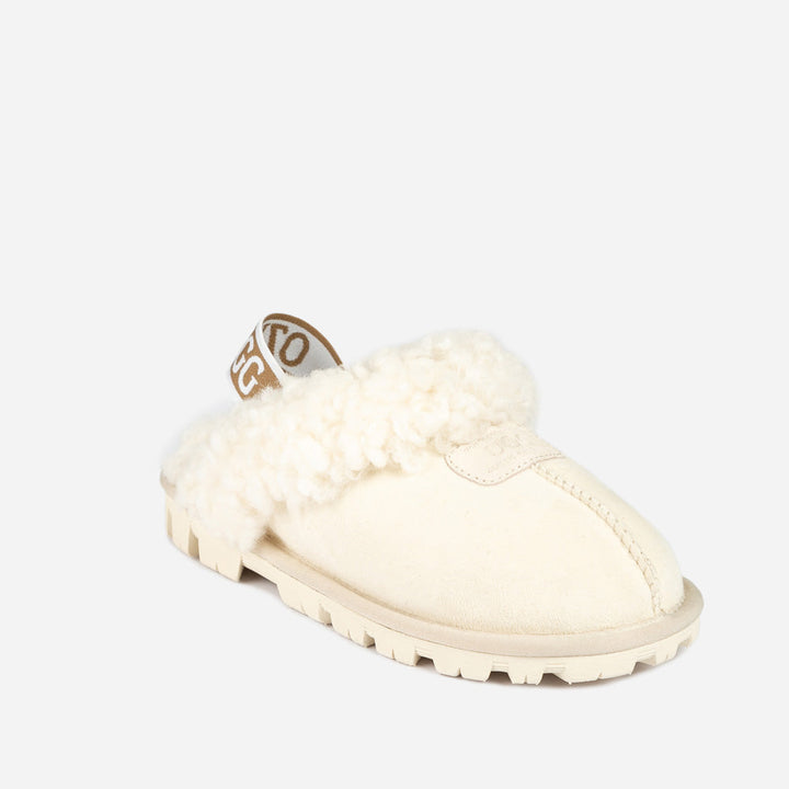 OZWEAR UGG Coquette Curly Slipper (Elastic Backstrap)