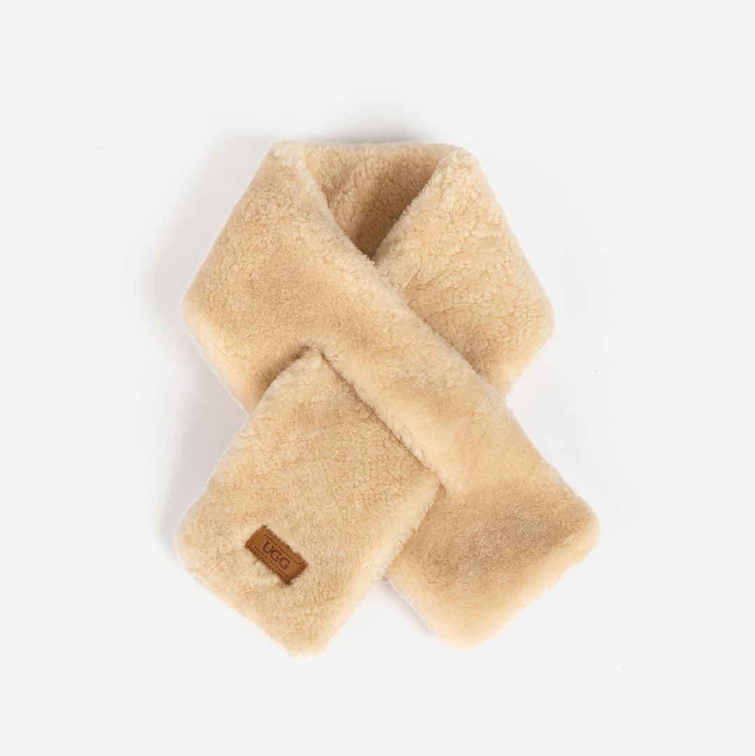 OZWEAR UGG Curly Sheepskin Scarf