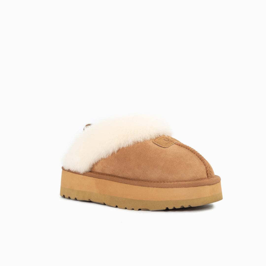 OZWEAR UGG Coquette Platform Slipper (Elastic Backstrap)(Water Resistant)
