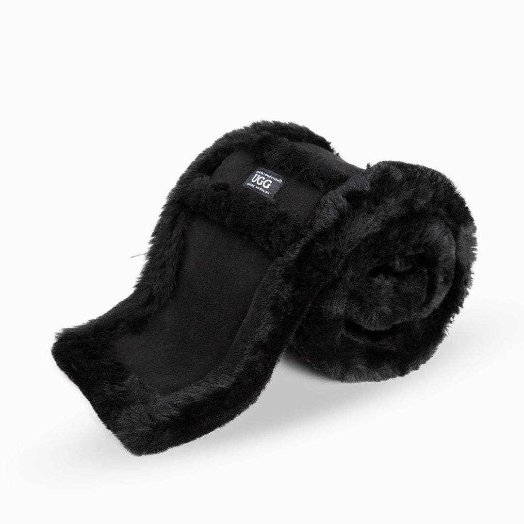 sheepskin wool scarf