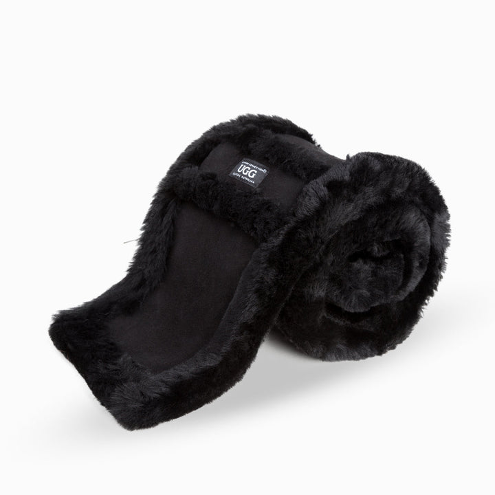 sheepskin wool scarf