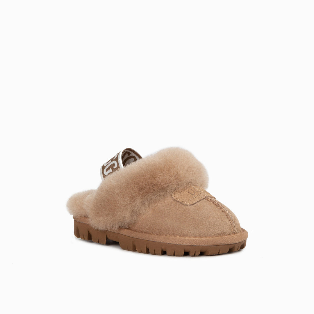 OZWEAR UGG Kids Coquette  Slipper (Elastic Backstrap)( Water Resistant)