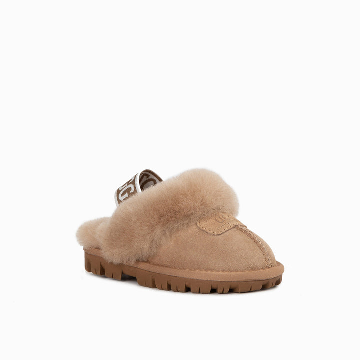 OZWEAR UGG Kids Coquette  Slipper (Elastic Backstrap)( Water Resistant)