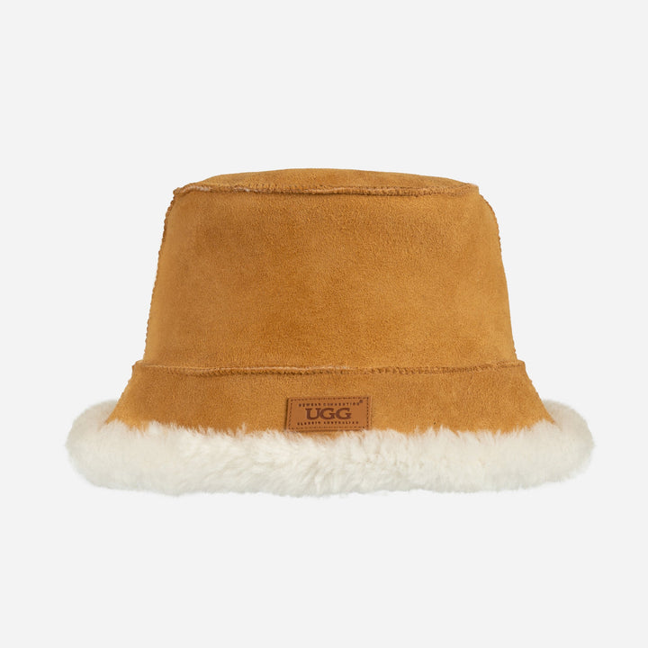 OZWEAR UGG Sheepskin Reversible Bucket Hat