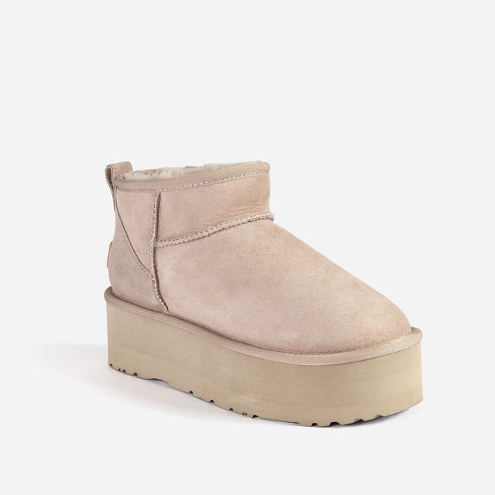OZWEAR UGG Classic Platform Ultra Mini Boots (5cm)
