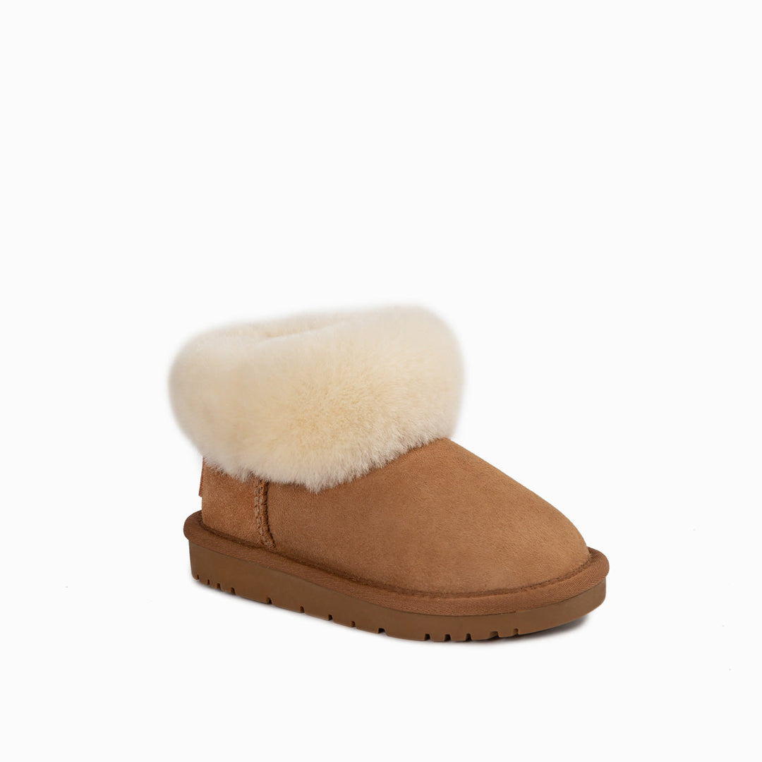 OZWEAR UGG  Kids Classic Fluff Mini Boots ( Water Resistant)