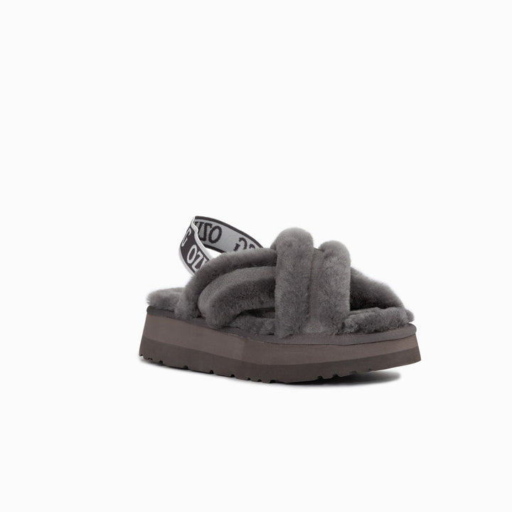 OZWEAR UGG  Adele Platform Slipper(Elastic Backstrap) (Water Resistant)