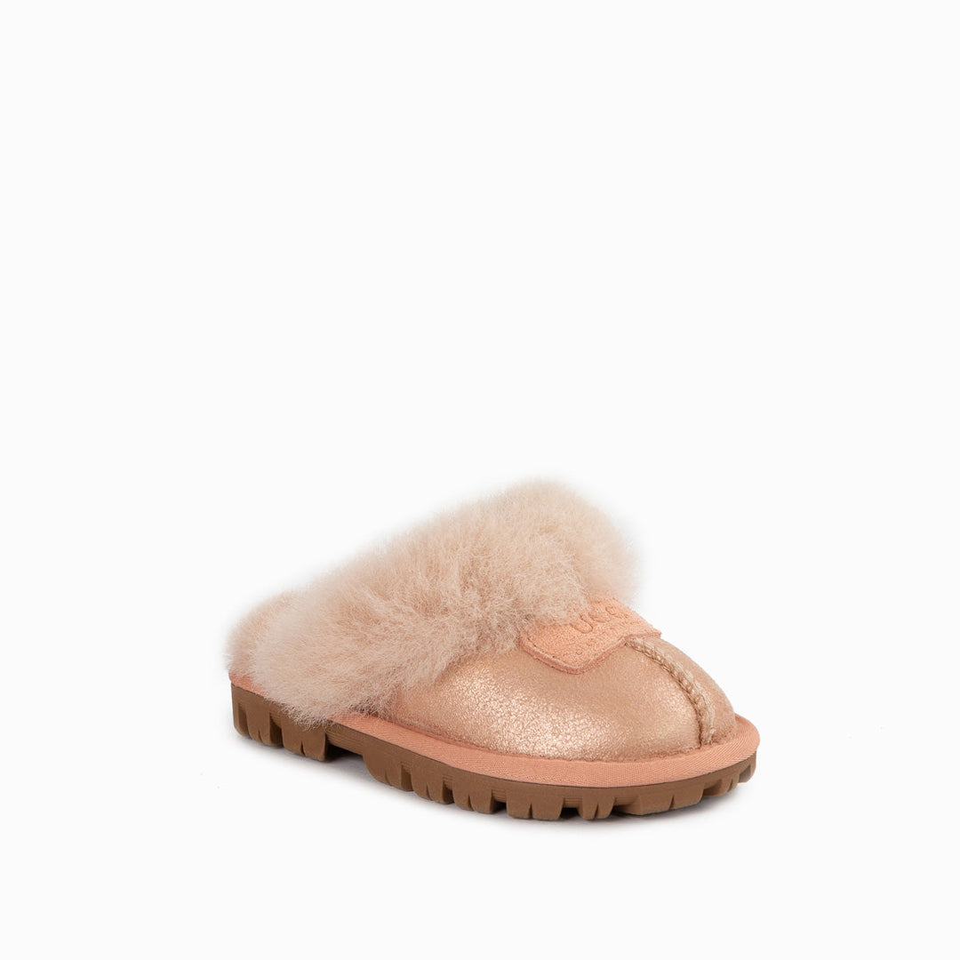 OZWEAR UGG Kids Coquette Metallic Slipper