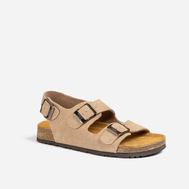 OZWEAR UGG Aussie Victoria Suede Leather Unisex Slipper (Buckle Straps)