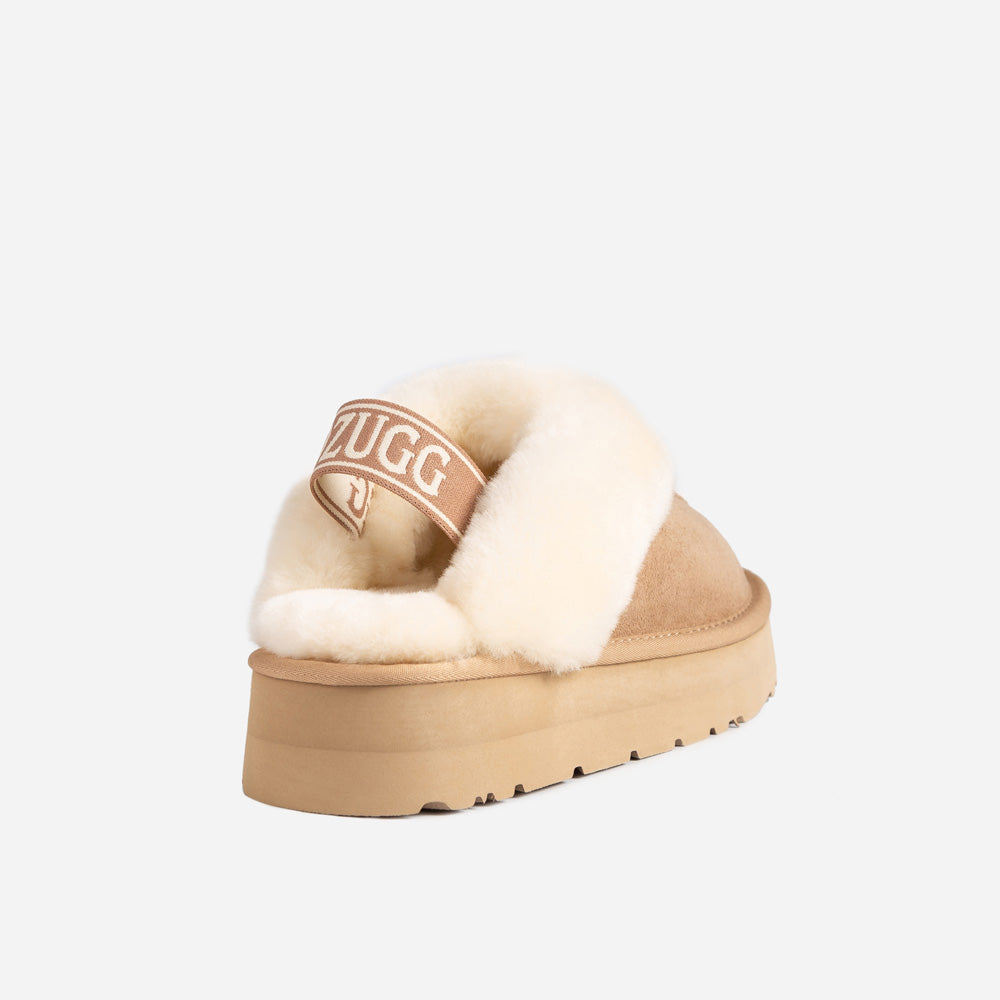 OZWEAR UGG Coquette Platform Slipper (Elastic Backstrap)(Water Resistant)