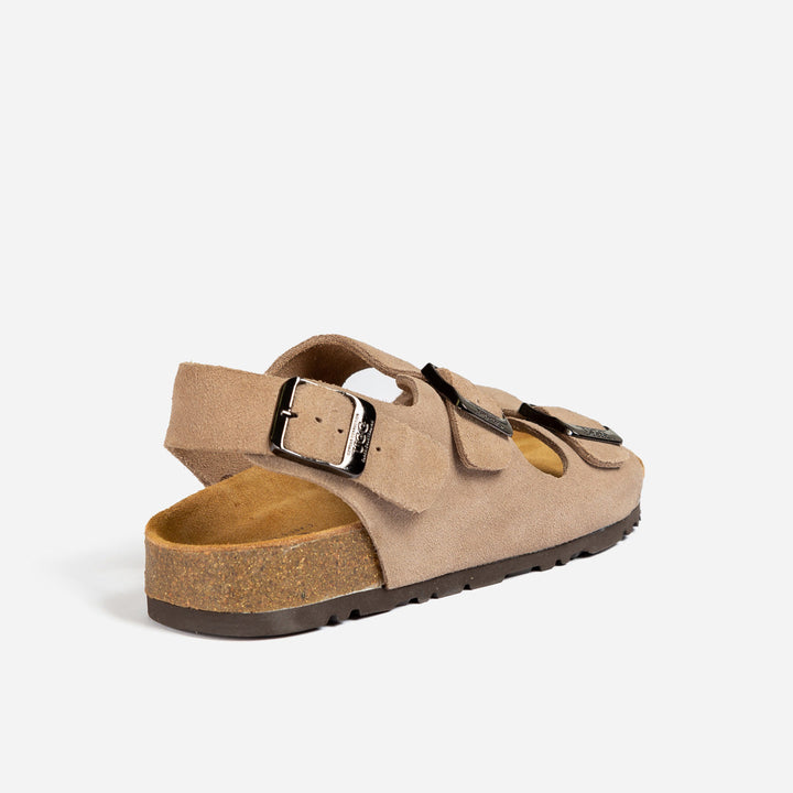 OZWEAR UGG Aussie Victoria Suede Leather Unisex Slipper (Buckle Straps)