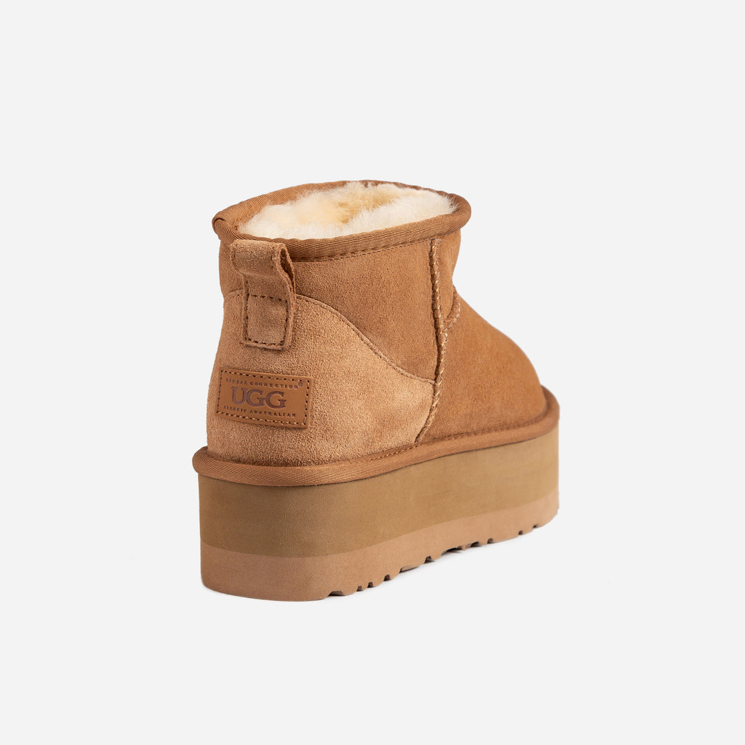 OZWEAR UGG Classic Platform Ultra Mini Boots (5cm)