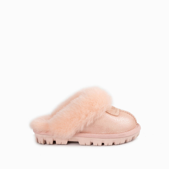 OZWEAR UGG Kids Coquette Metallic Slipper