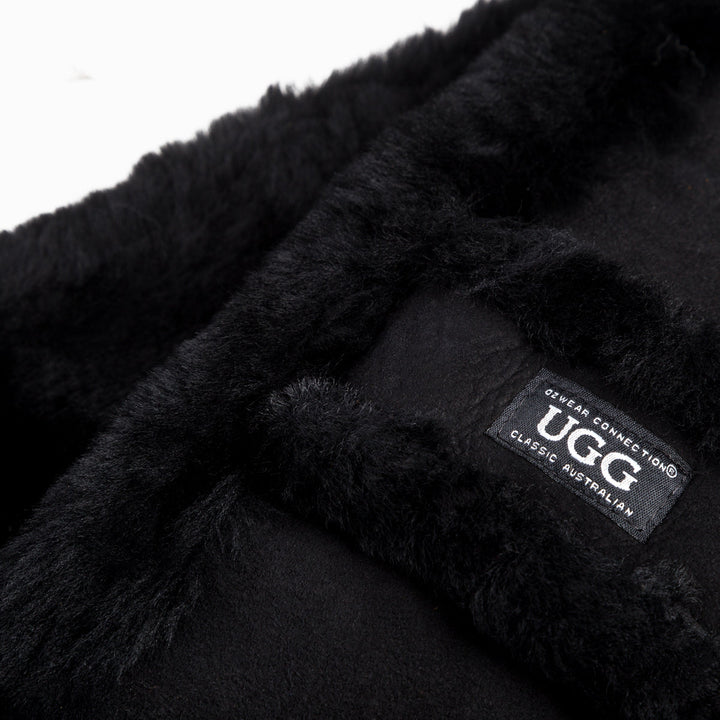 sheepskin wool scarf